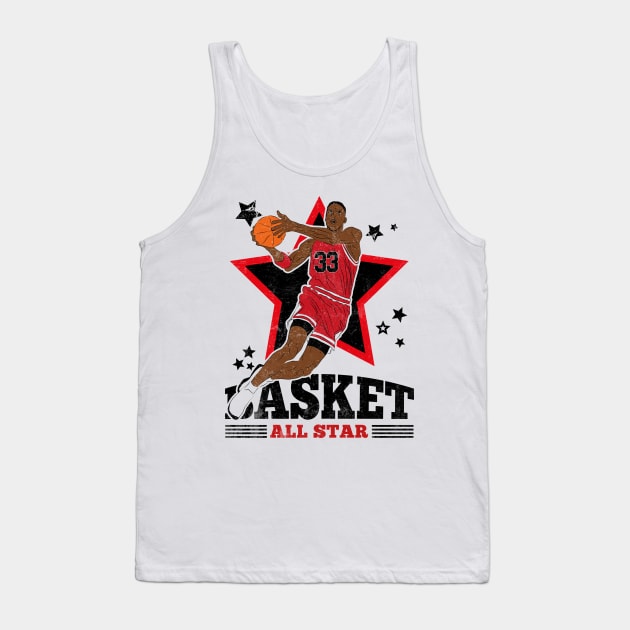 Pippen Basketball Mr Pip Chicago 33 All Star Tank Top by TEEWEB